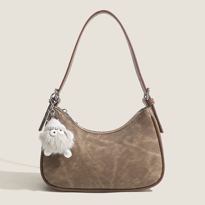 Trendy Design High-grade Underarm Commute Retro Portable Bags