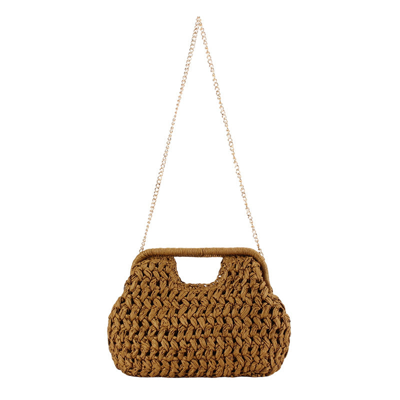 Women's Minority Fashion Knitted Design Portable Fashionable Women's Messenger Bag