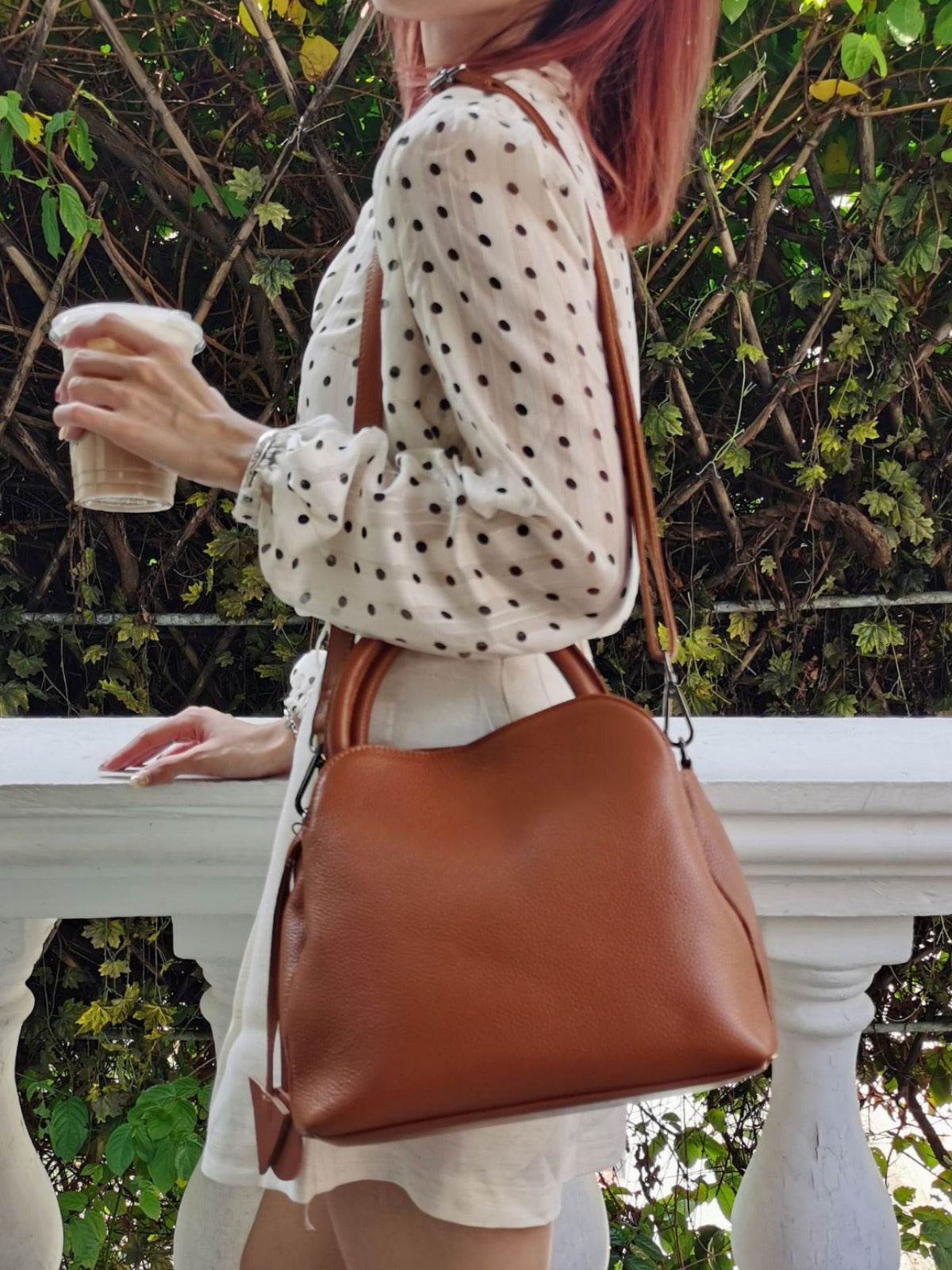 Women's Genuine Leather Large Capacity Soft First Layer Cowhide Commuting Women's Messenger Bag