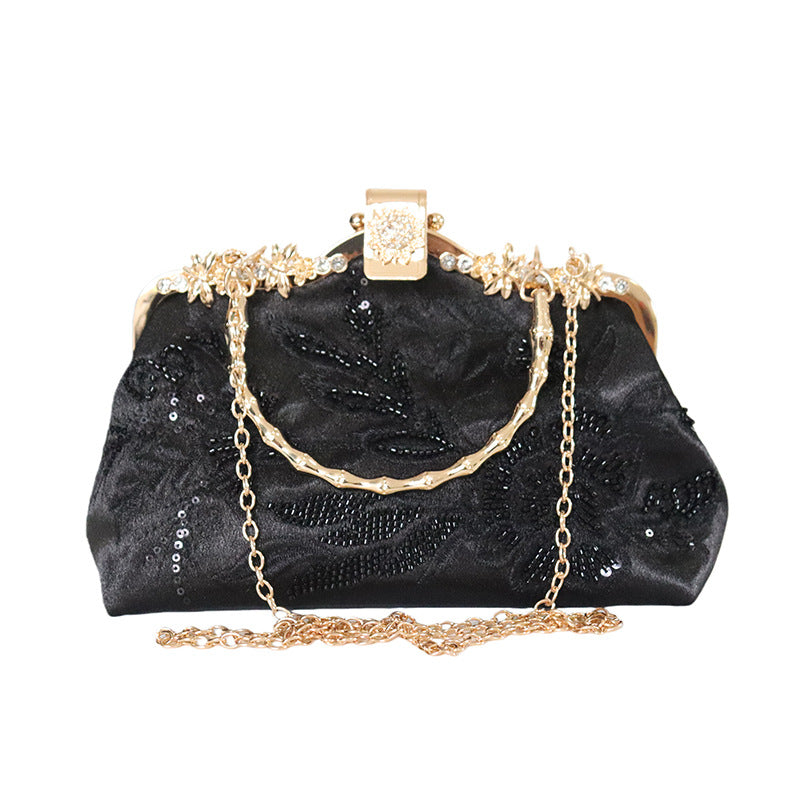 Women's Embroidered Clutch Retro Cheongsam Formal Dress Handbags