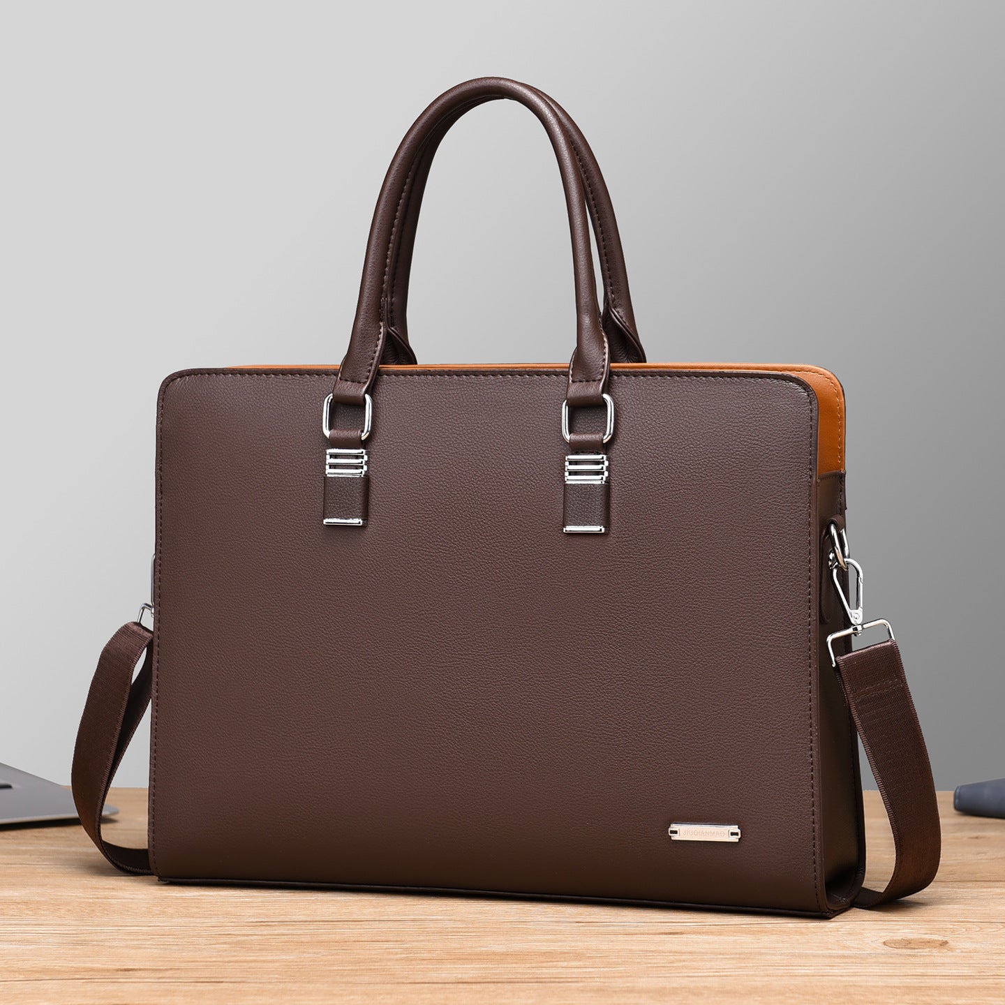 Men's Large Capacity Horizontal Business Trip Men's Briefcase