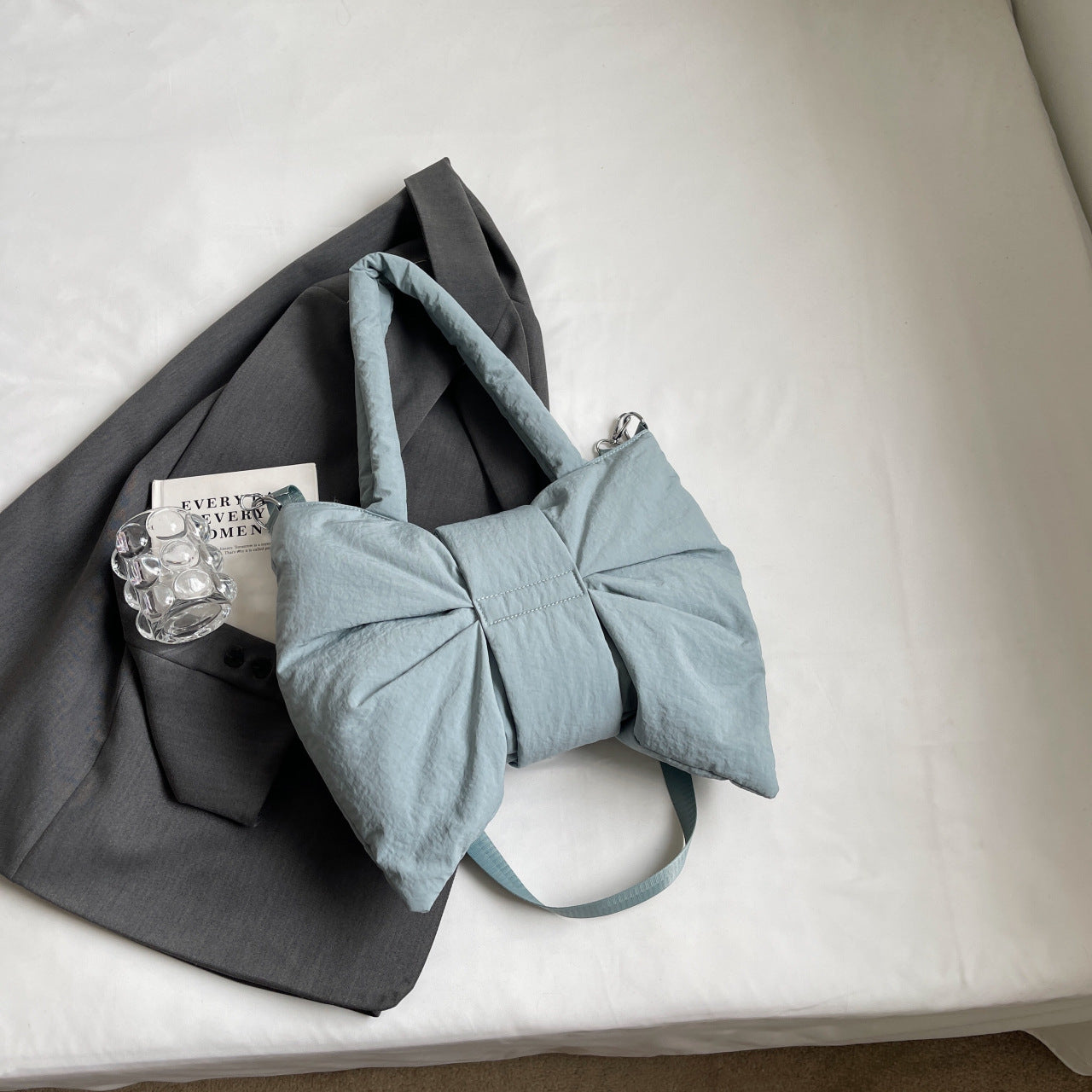 Design Bowknot Summer Large Capacity Nylon Women's Shoulder Bag