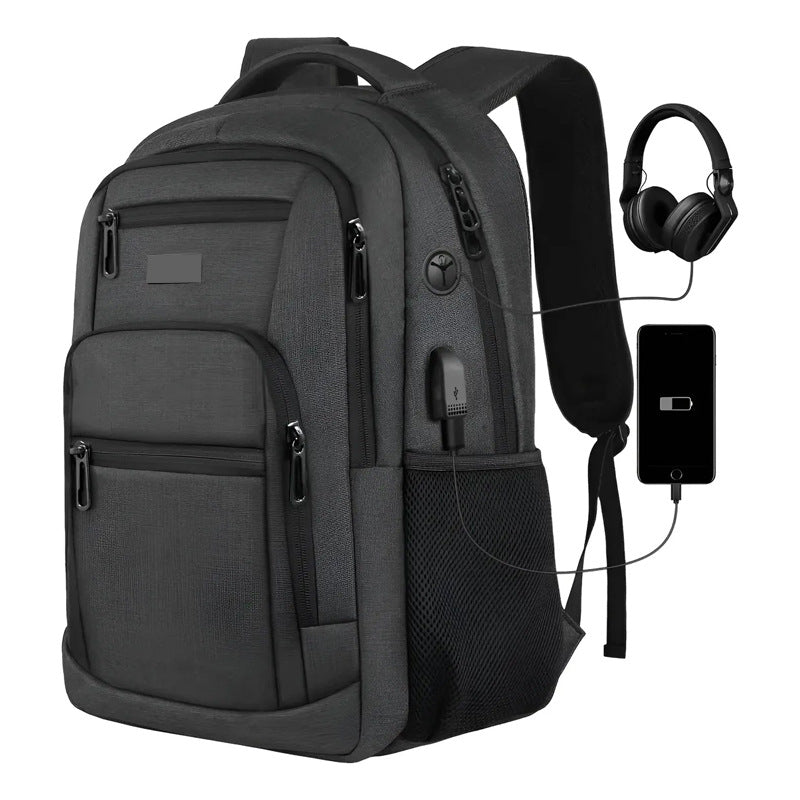 Glamorous Multifunctional Oxford Cloth Large Capacity Business Backpack