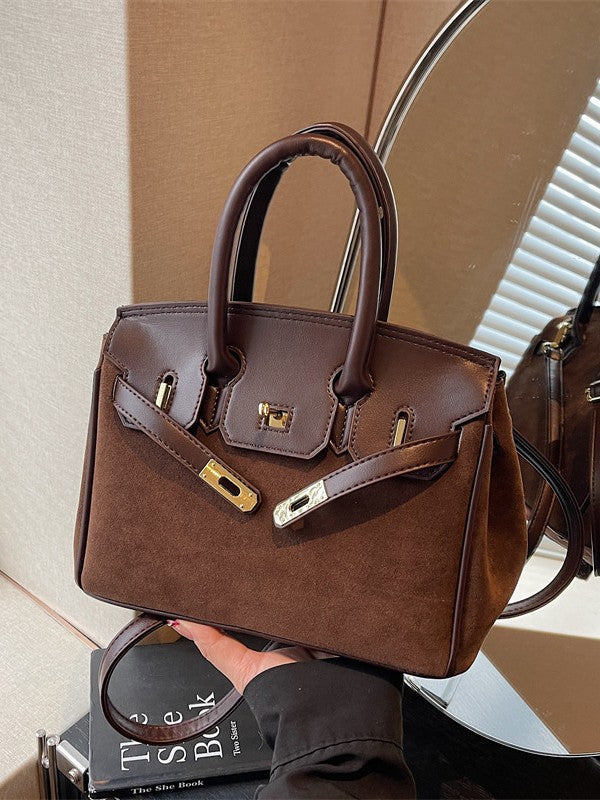 Women's Texture Portable Kelly High-grade Large Capacity Bags