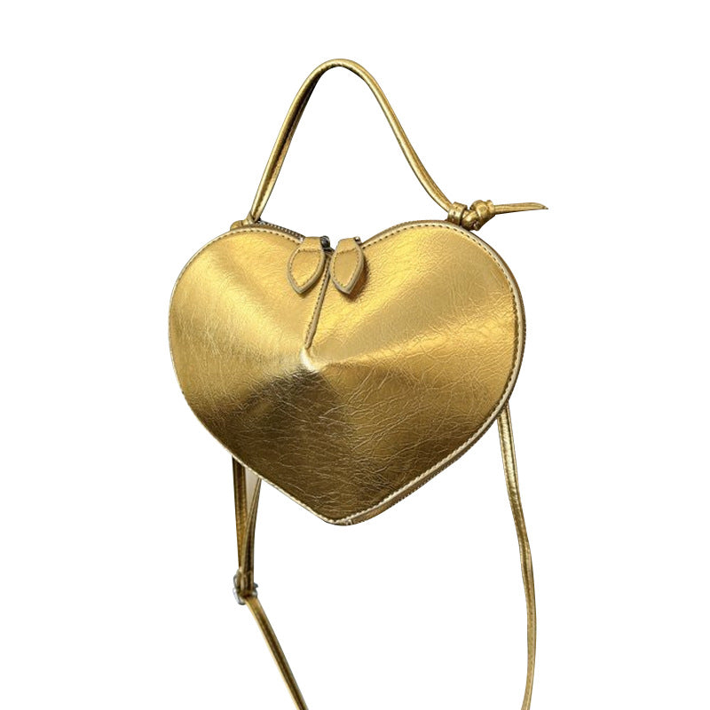 Women's Heart-shaped Special Interest Light Luxury Fashion Advanced Texture Large Capacity Handbags