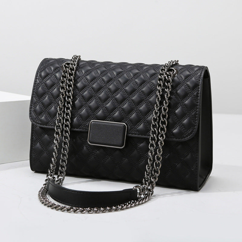 Women's Diamond Pattern Chain High Sense Classic Style Underarm Women's Shoulder Bag
