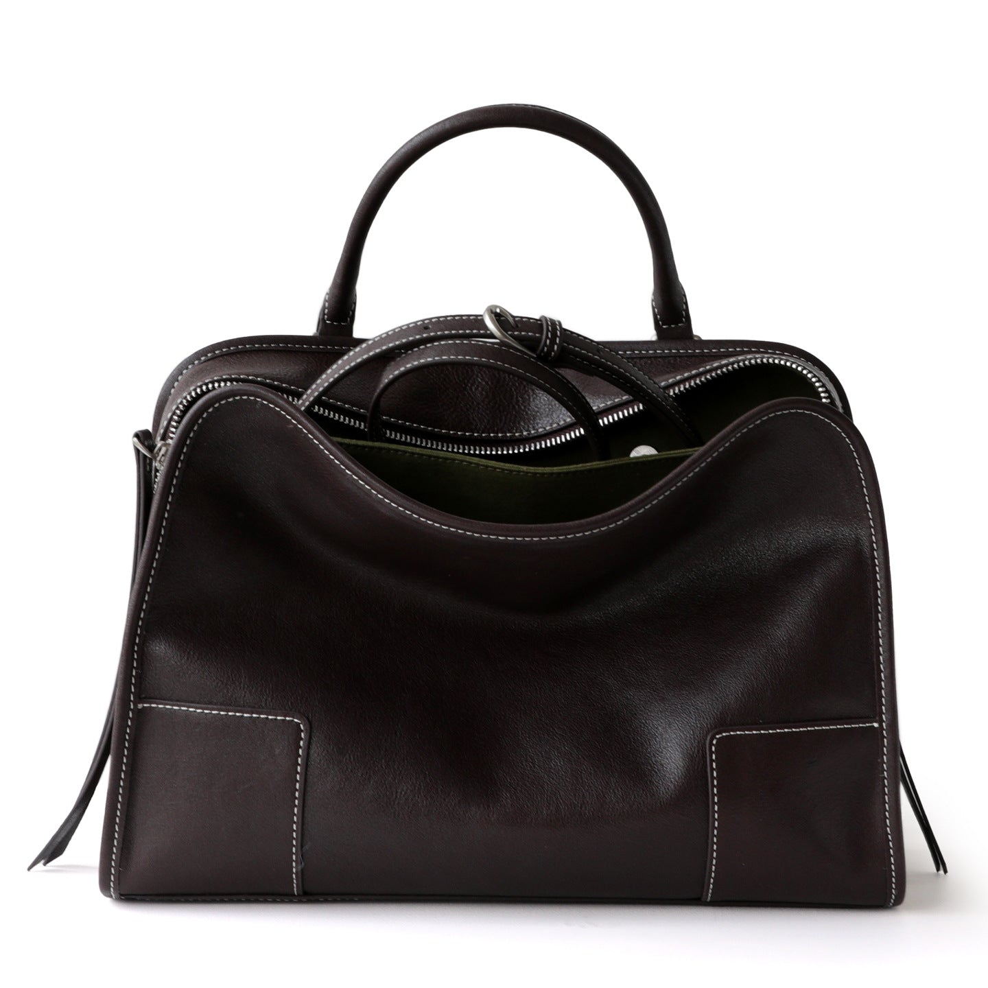 Women's Capacity Vegetable Tanning Leather Underarm Relaxed Lazy Women's Shoulder Bag