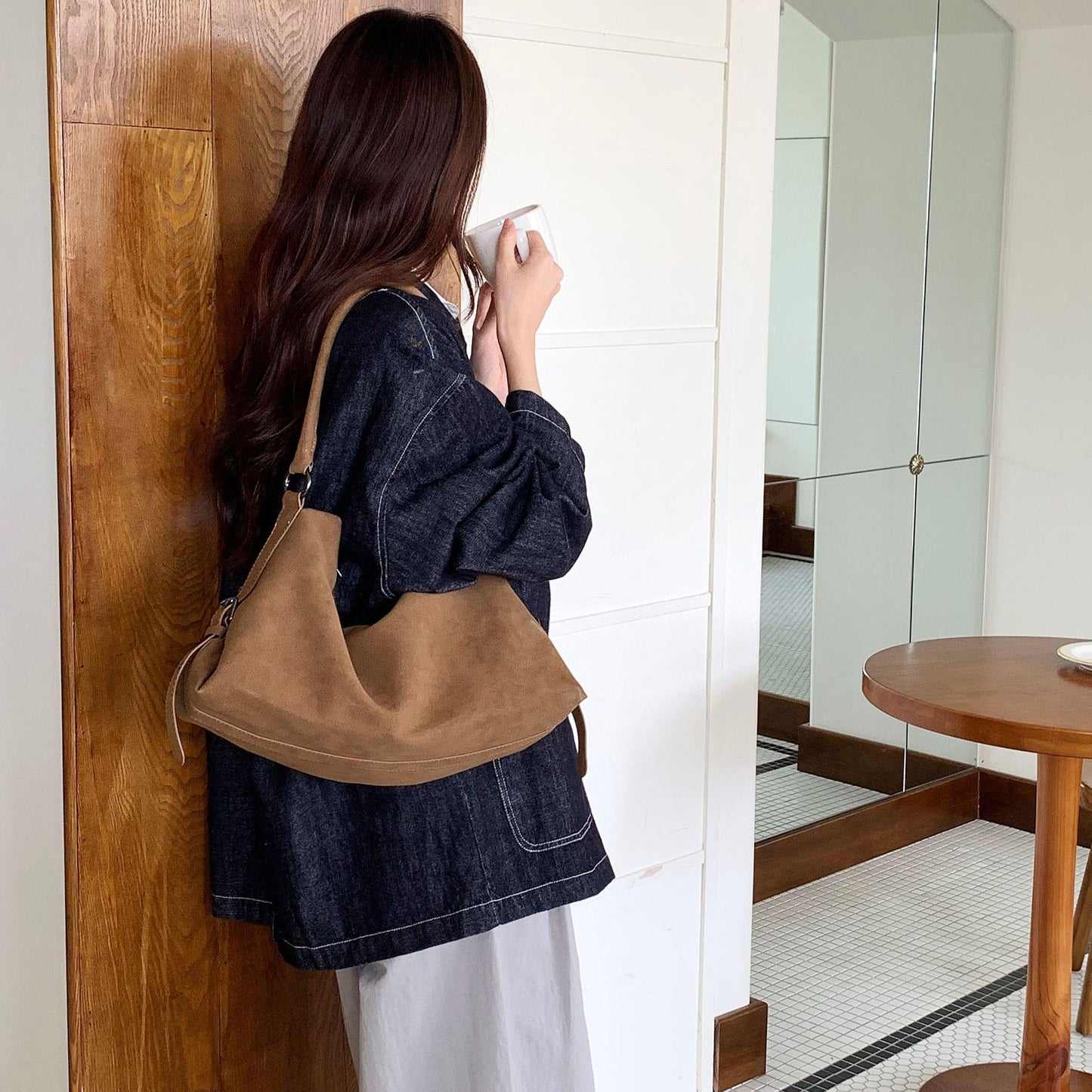 Women's Korean Style Retro Affordable Luxury Loose Tote Bags