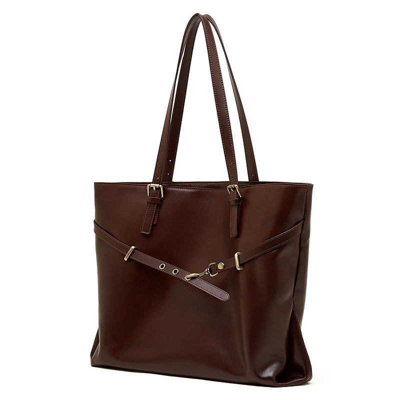 Large Capacity Totes Underarm Texture Western Style Bags