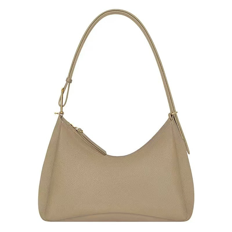 Lychee Pattern Simple Fashion Niche Pillow Portable Women's Shoulder Bag
