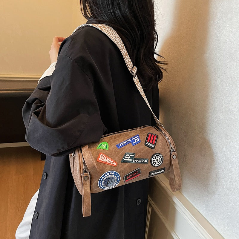 Women's High-grade Summer Fashion Minority Design Round Women's Shoulder Bag