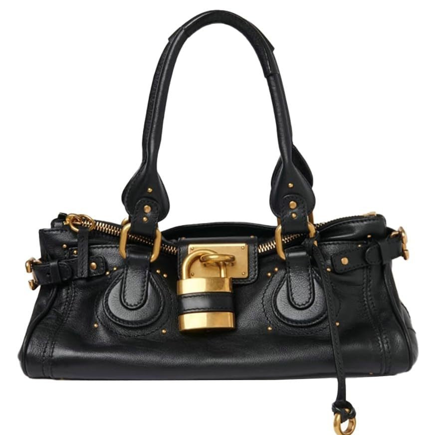 Women's Fashion Portable Retro Rivet Head Trendy Lock