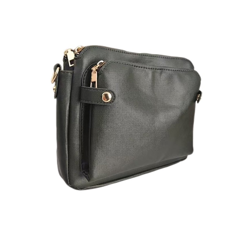 Women's & Men's Retro Leather Commuter High Sense Women's Messenger Bag
