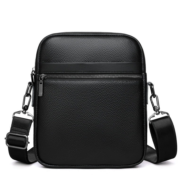 Men's Commuter Large Capacity First Layer Leather Men's Shoulder Bag