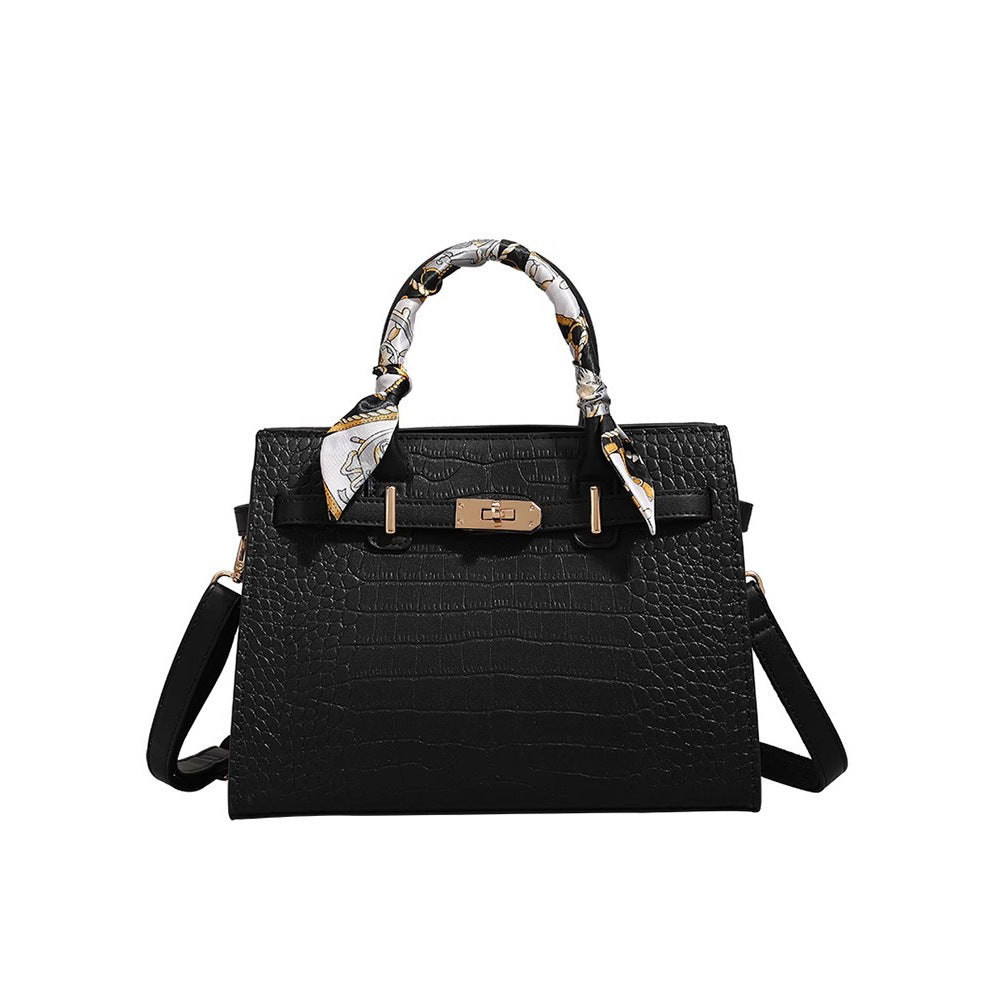Women's Mother's Day Gift High-grade Crocodile Pattern Women's Handbag