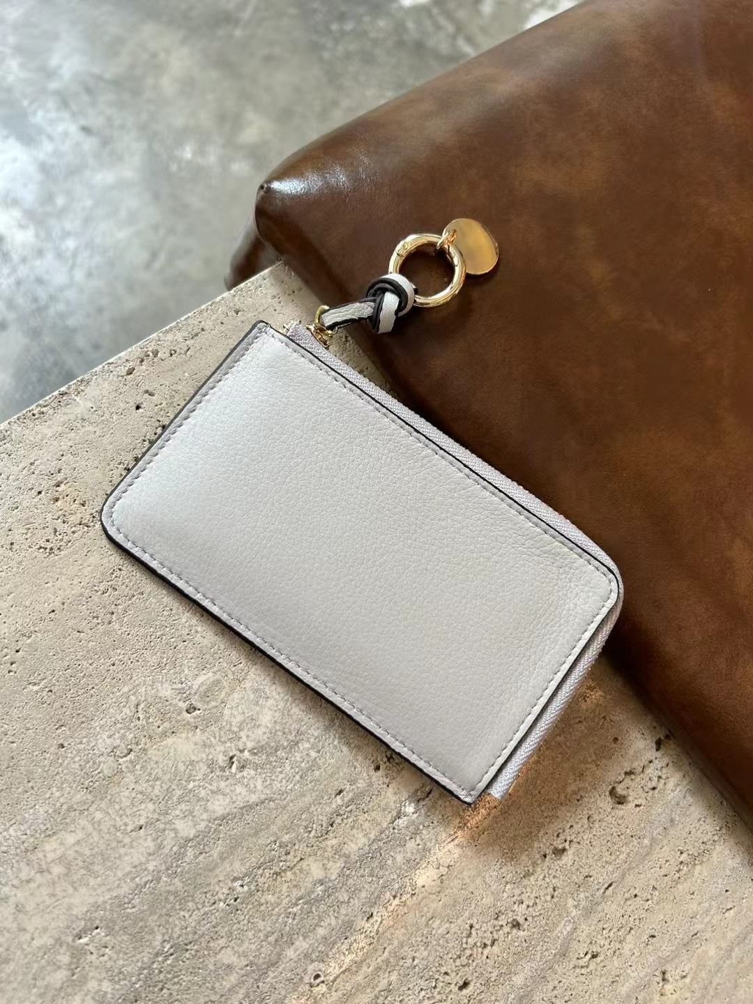 Women's Layer Cowhide Niche Leather Fashion Zipper Purses