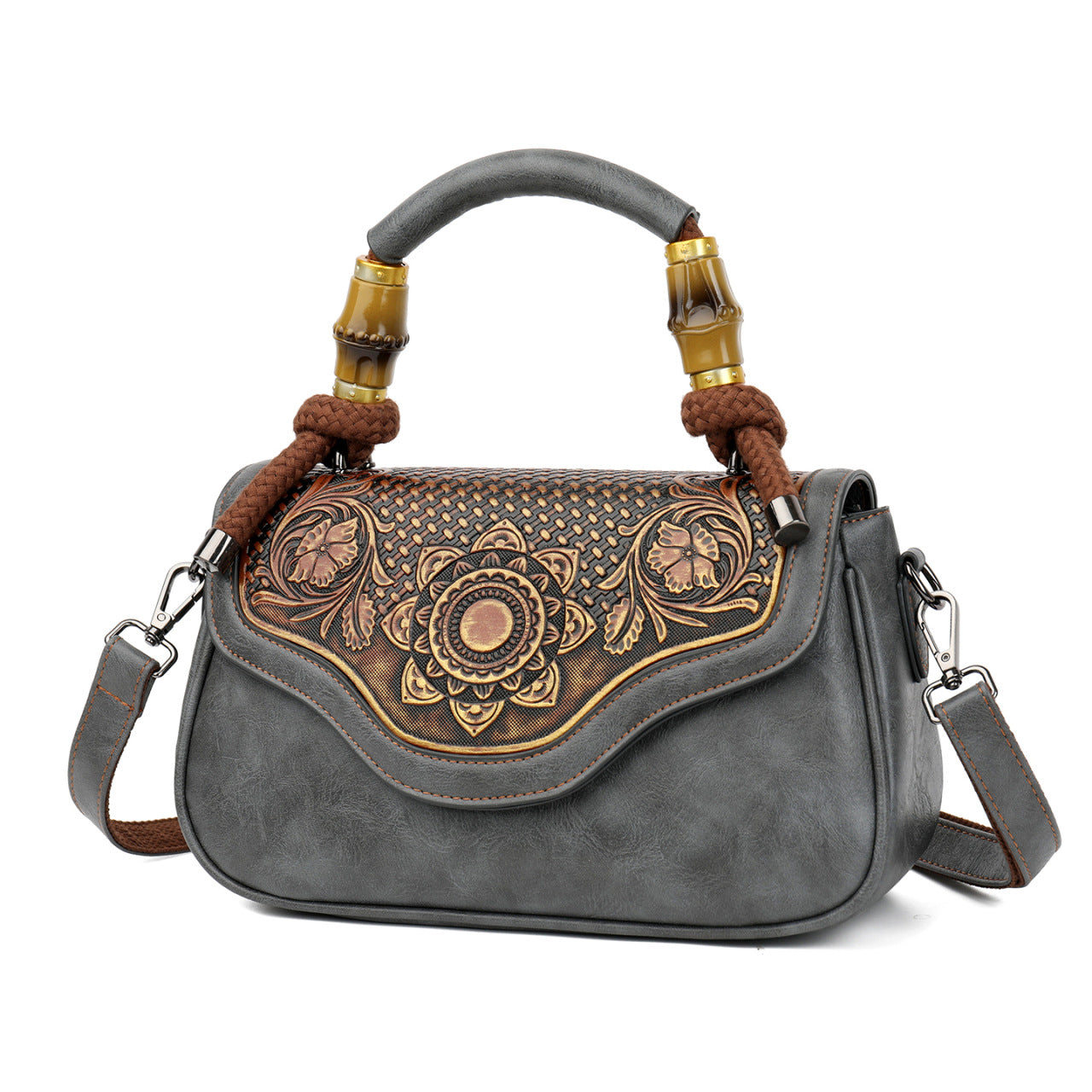 Style Clutch Portable Fashion Single Rhombus Light Women's Handbag