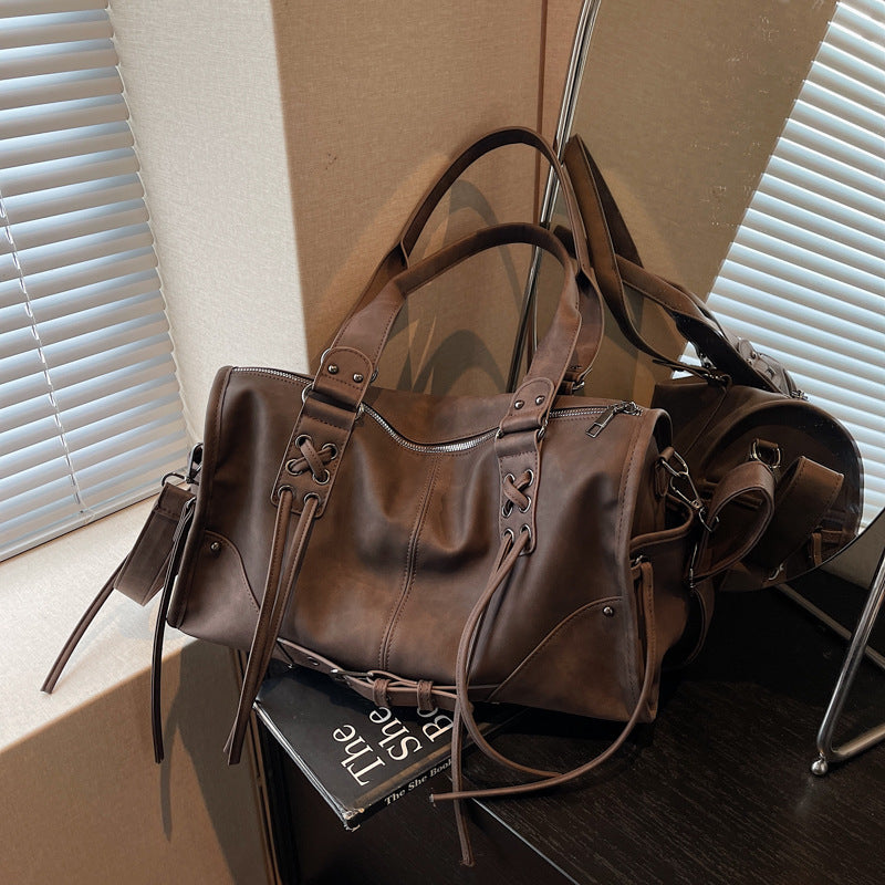 Niche Cool Large Capacity Retro Idle Underarm Bag