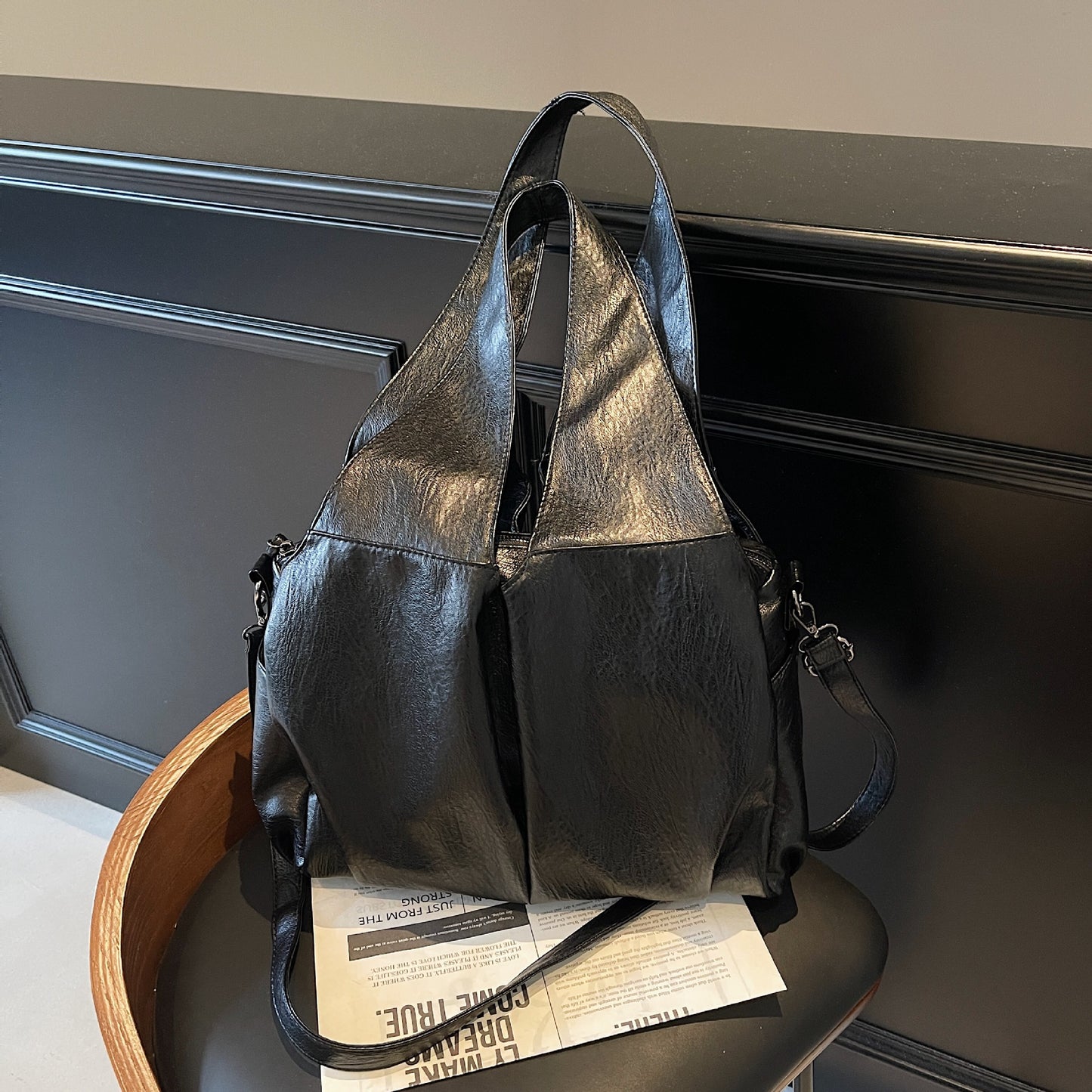 Women's Senior Large Capacity Versatile Portable Underarm Tote Bags