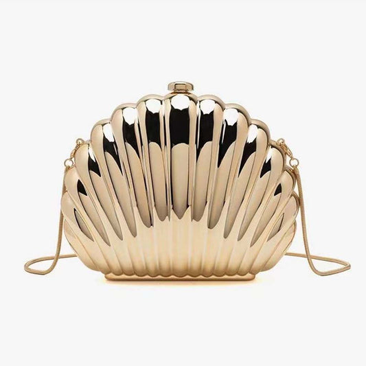 Popular Semicircle Flower Plating Fashion Personality Bags