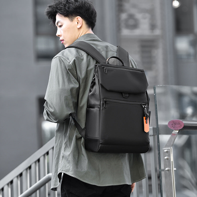 Men's Trendy Waterproof Computer High Junior College Business Backpack