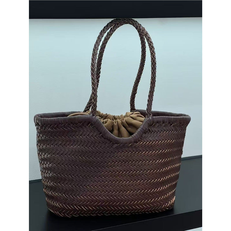 Vegetable Basket Large Capacity Leisure Beach Women's Shoulder Bag