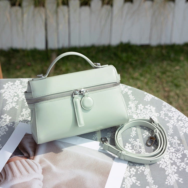 Women's Trendy Textured Simple Versatile Retro Women's Shoulder Bag