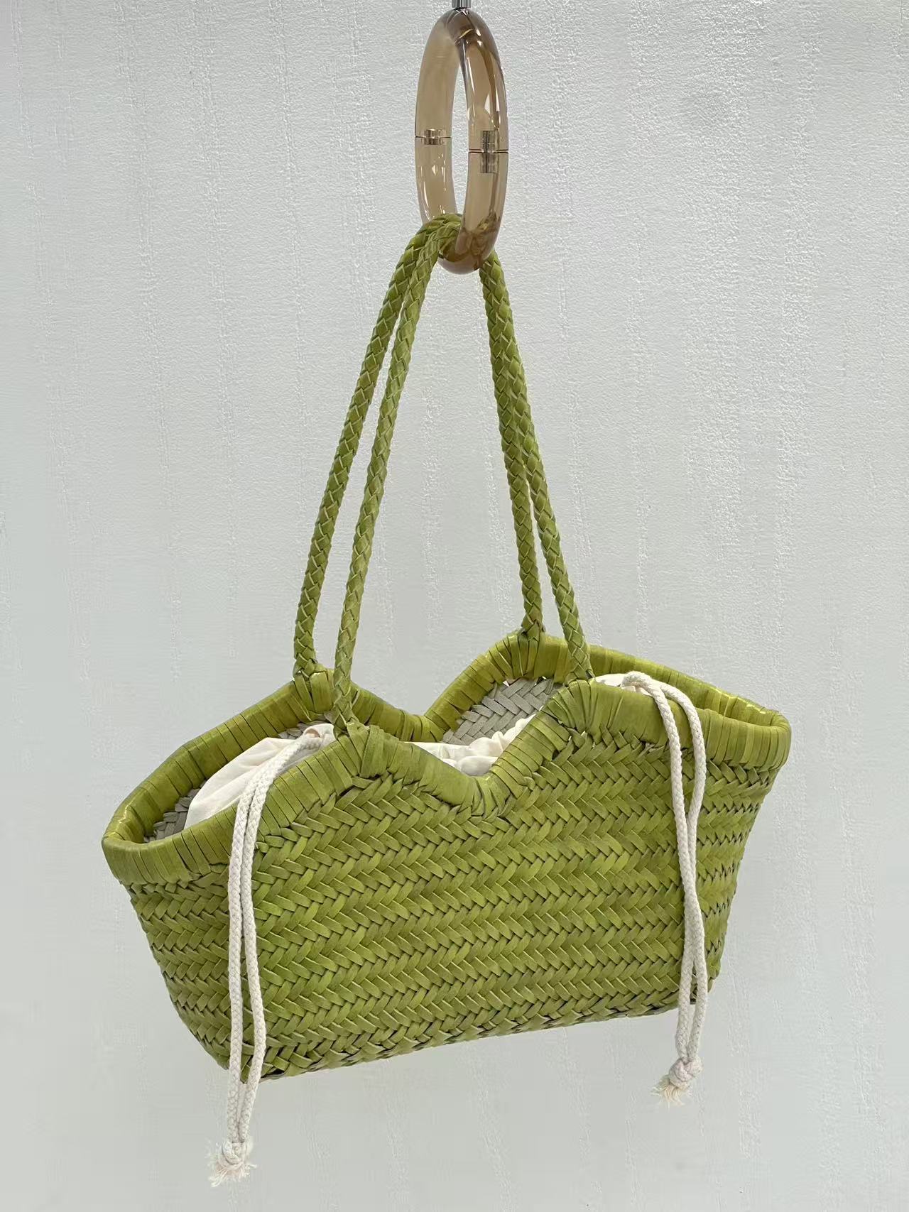 Hand-woven Large High-grade Food Basket Vacation Shoulder Bags