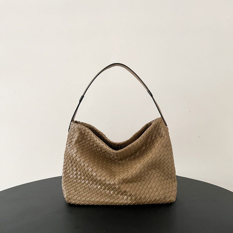 Women's Knitting Large Capacity Underarm Cross Body Women's Shoulder Bag