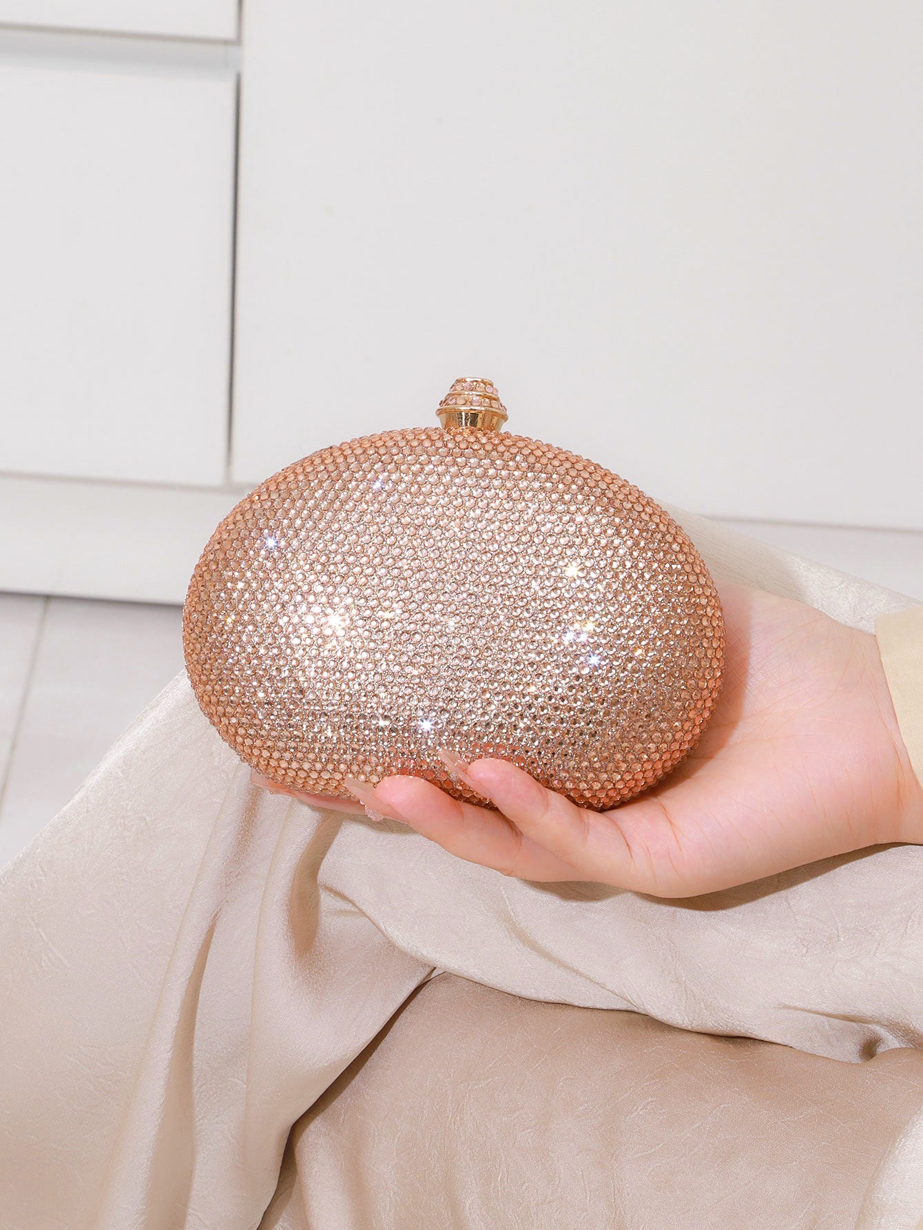 Dinner Party Wedding Diamond Crystal Rhinestone Women's Clutch