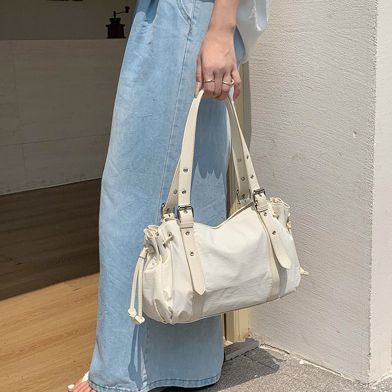 Women's Korean Style Minority Fashion Single Underarm Versatile Daily Oversized Travel Bags