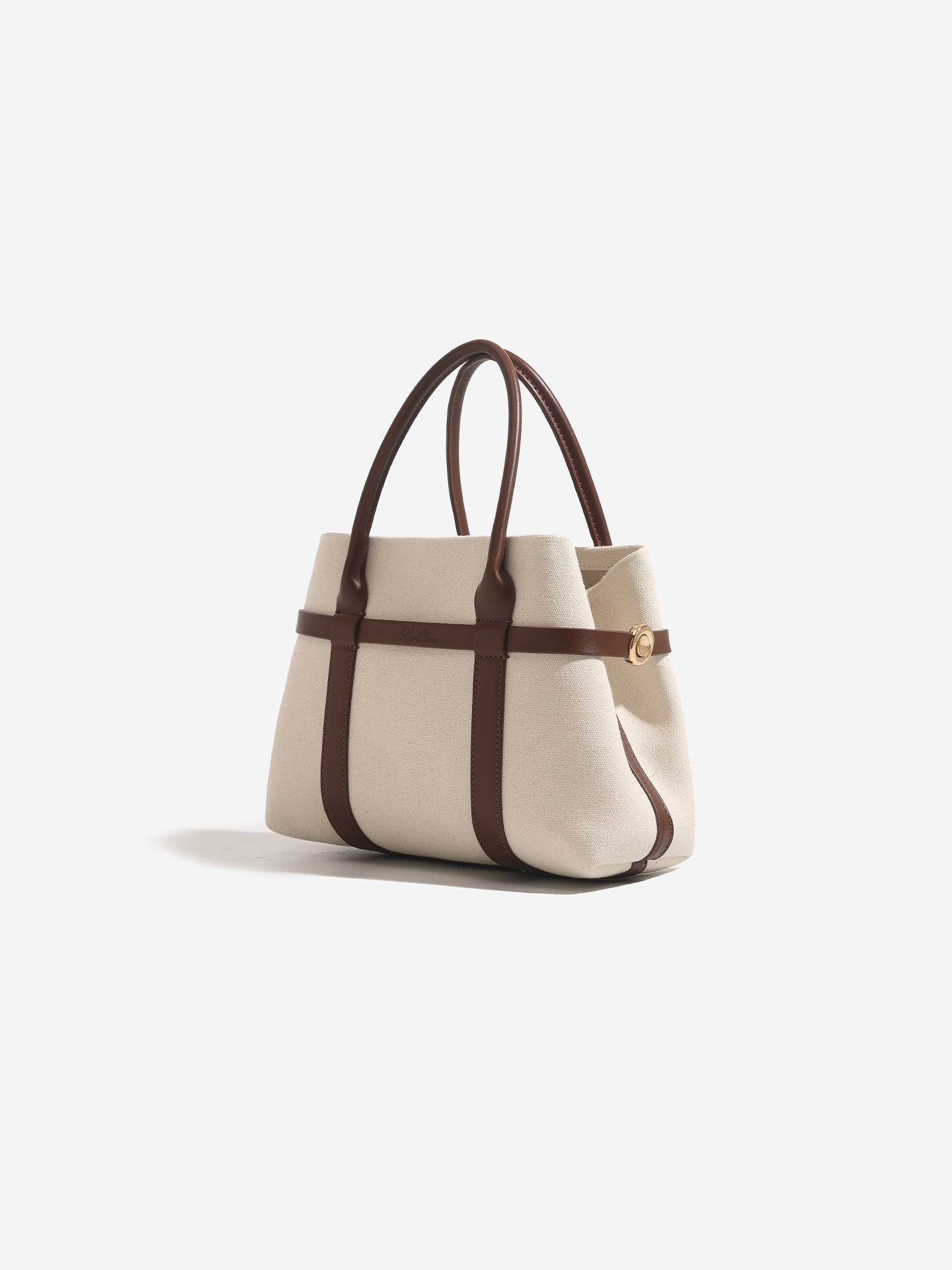 Women's Large Capacity Stitching Genuine Leather Vegetable Basket Commuter Fashion Women's Handbag