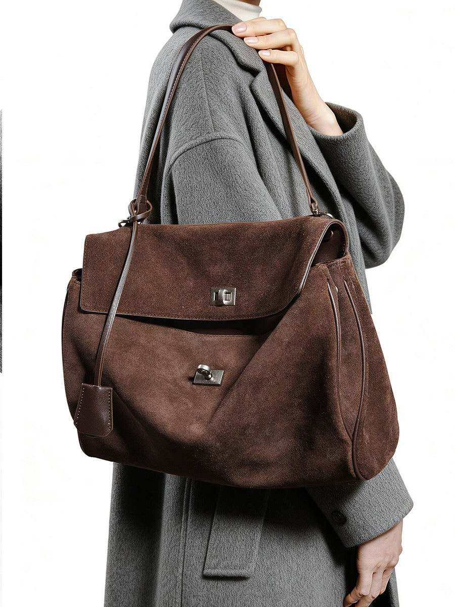 Matte Leather High-grade Kelly Twist Underarm Women's Shoulder Bag
