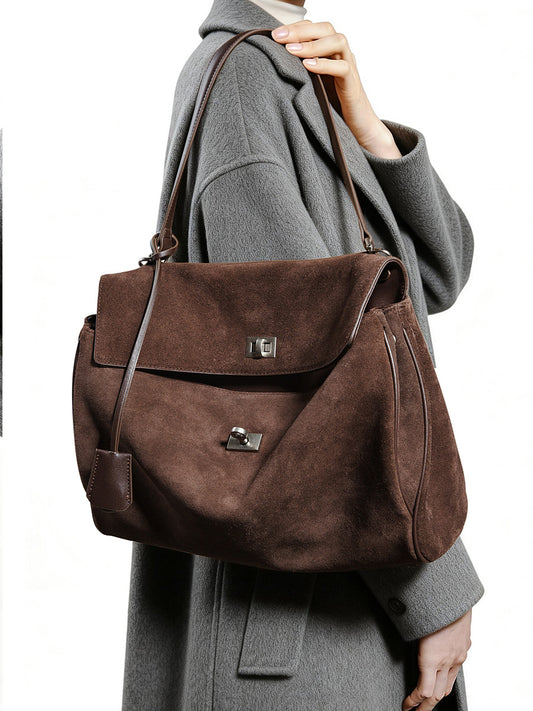Matte Leather High-grade Kelly Twist Underarm Women's Shoulder Bag