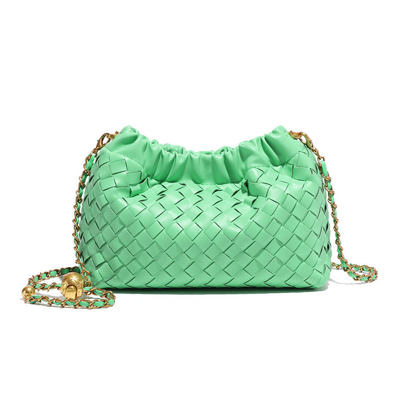 Women's Hand-woven Cloud Simple Metal Chain Fashion Minority Design Women's Shoulder Bag