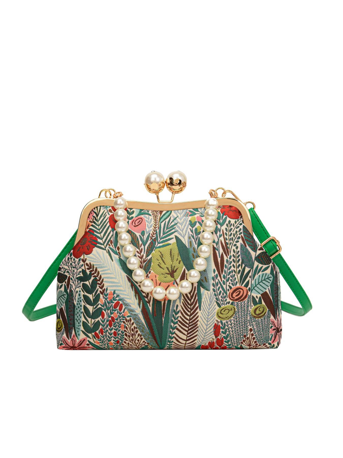 Women's Personalized Patterns Trendy Pearl Hand Light Luxury Bags