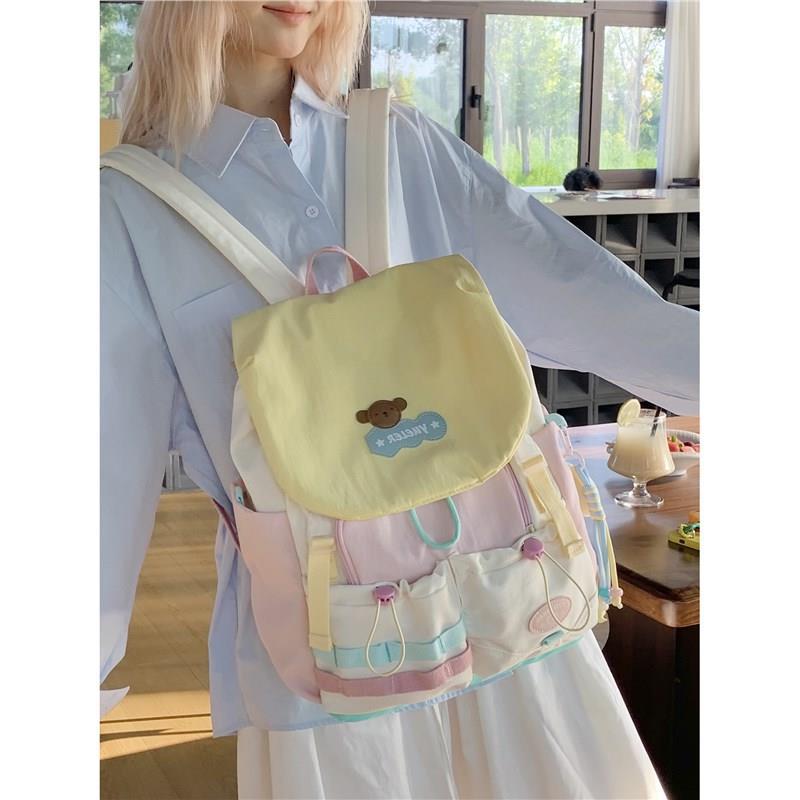 High Good-looking Niche Dopamine Color Super Primary School Bag