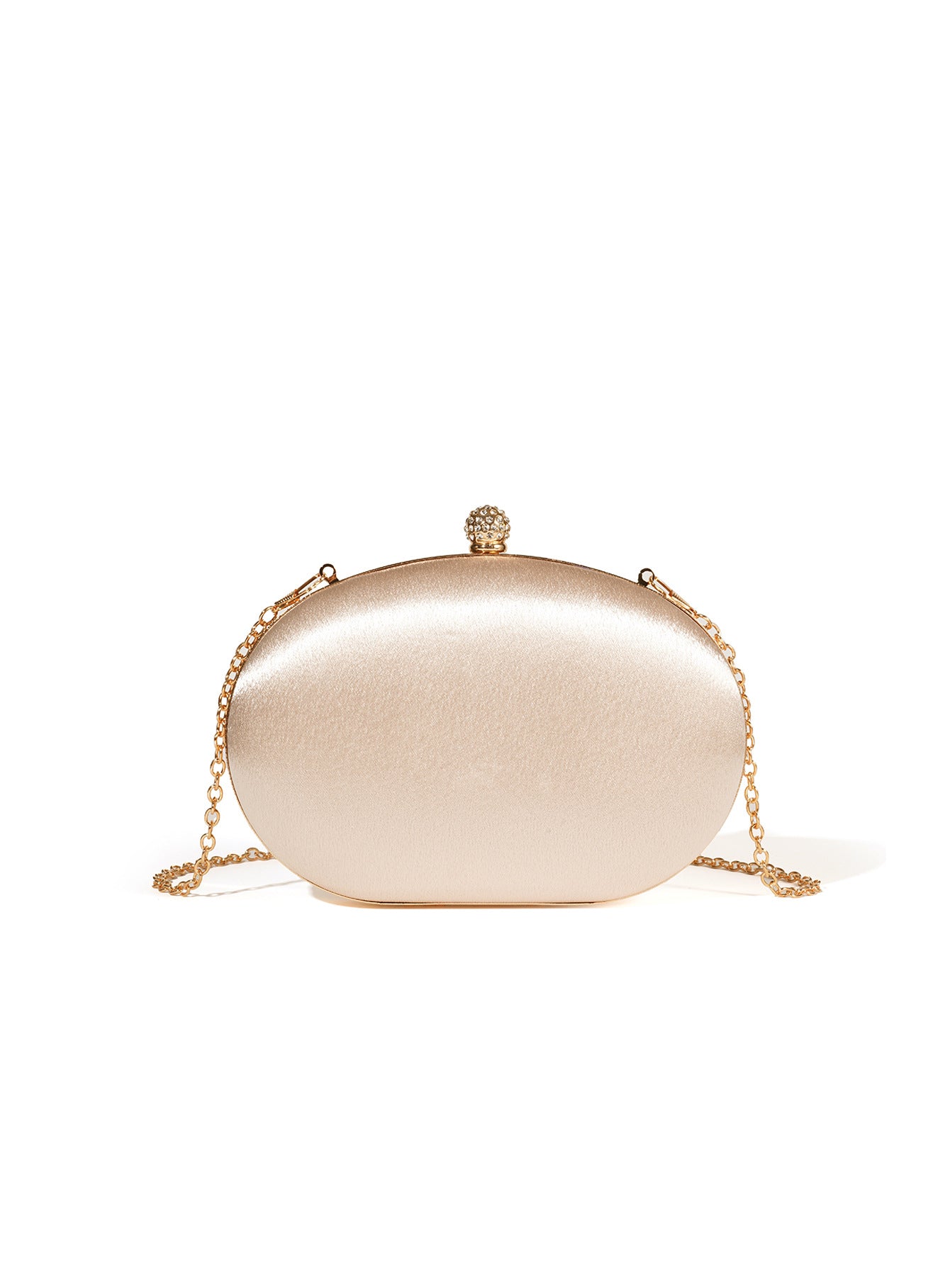 Style Pearl Embroidery Beaded Flower Cheongsam Clutch Satin Bridal Dinner Bag