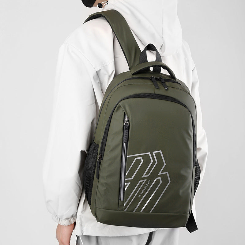 Men's Large Capacity Nylon Computer Fashion Printing Backpacks