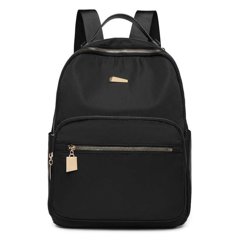 Women's Korean Fashionable Oxford Cloth Waterproof Large Universal Backpack