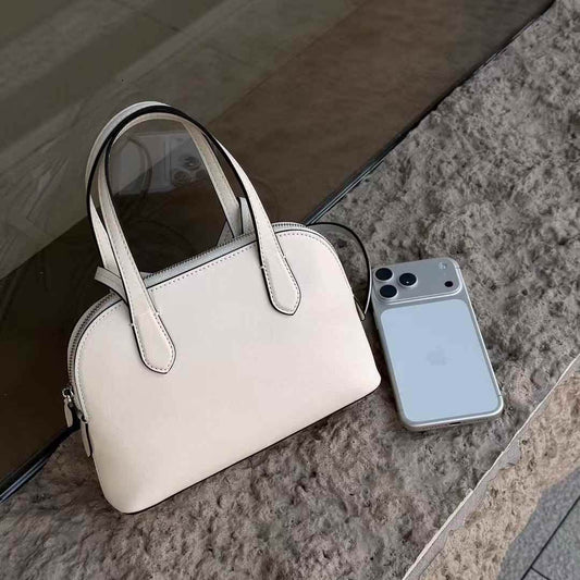 Women's Sheepskin Little Shell Retro Fashion Minimalist High Quality Simple Women's Messenger Bag