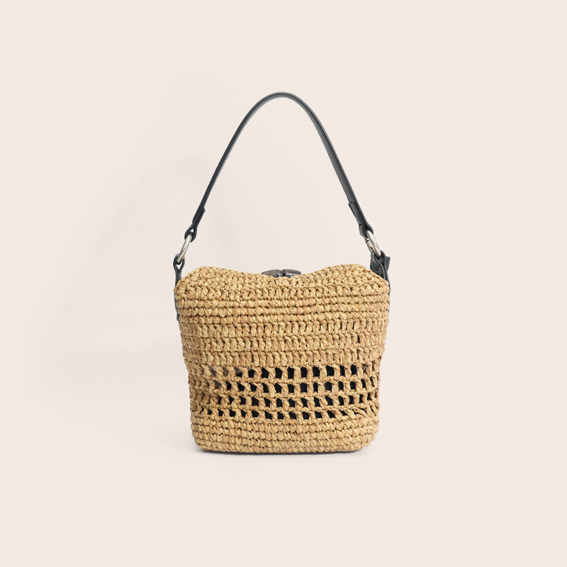 Women's Hand-woven Seaside Holiday Large Capacity Totes Commuting Tote Bag