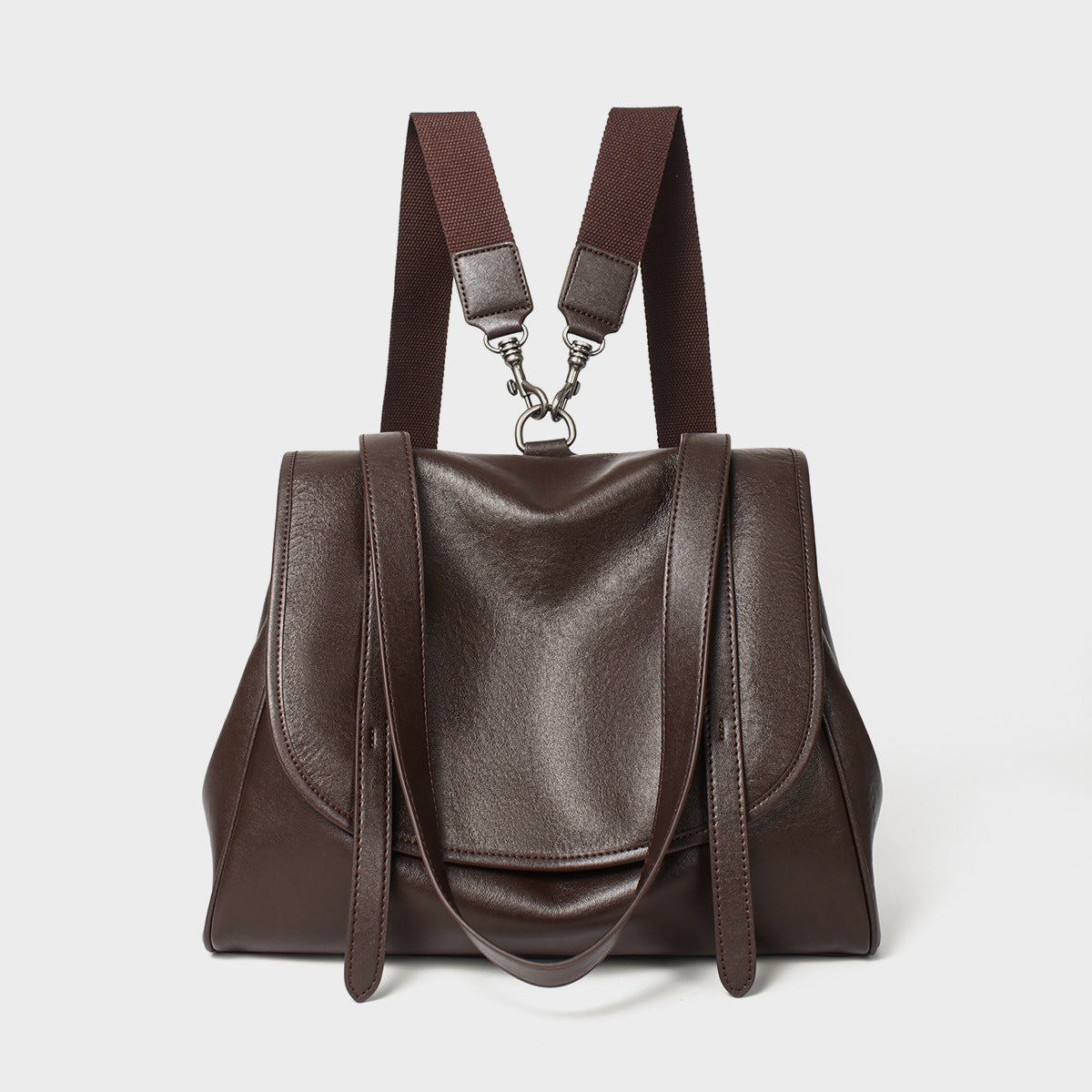 Leather Large Capacity Vintage Soft Fashion Women's Shoulder Bag
