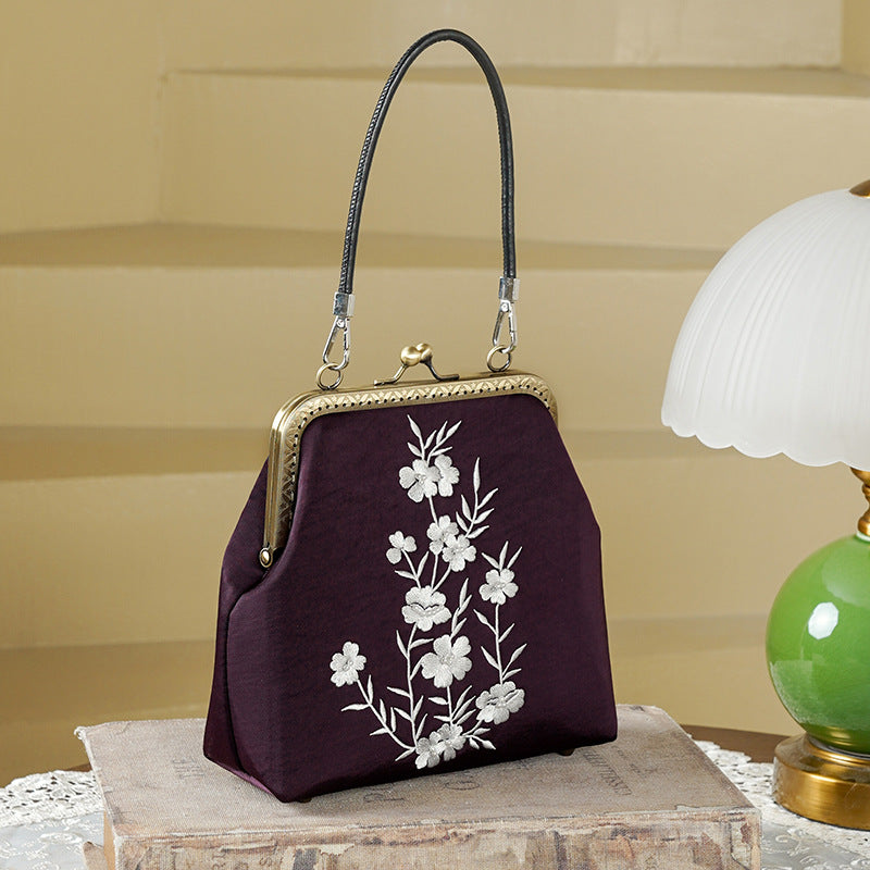 Embroidered National Style Cheongsam Han Chinese Clothing Hand Small Square Bags