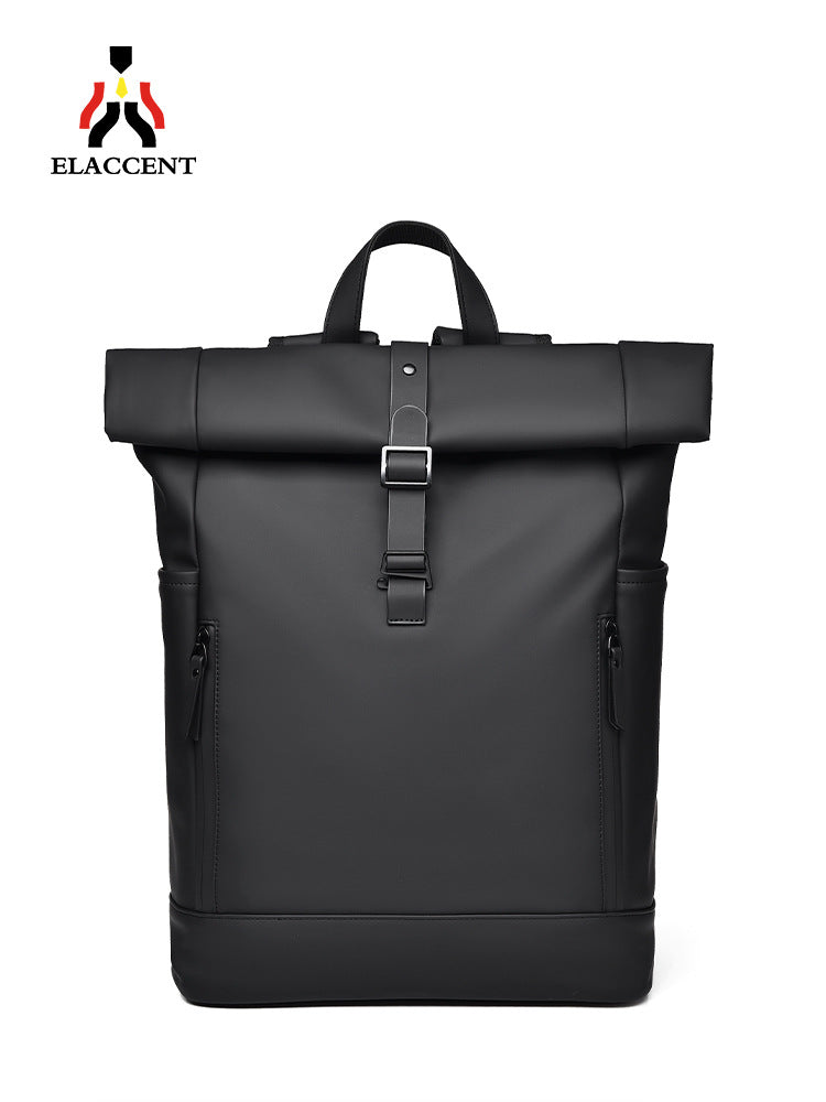 Men's & Women's Roll Top Waterproof Computer Commuter Large Capacity Leisure Backpack