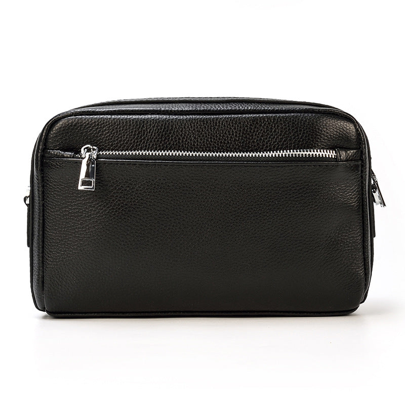 Men's Leather Large Capacity Multifunctional Wrist Vintage Men's Clutch