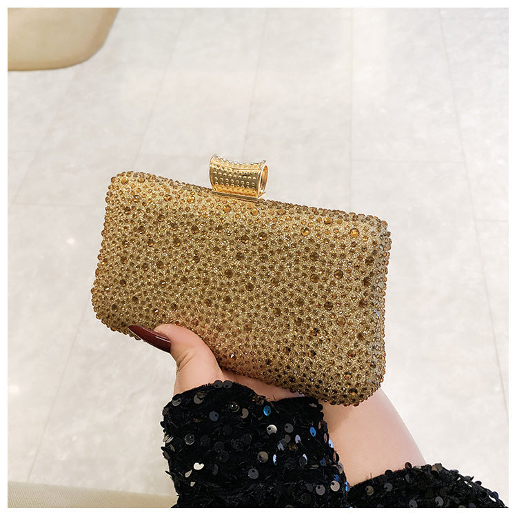 Women's Banquet Hot Drilling Luxury Rhinestone Clutch Dinner Bag