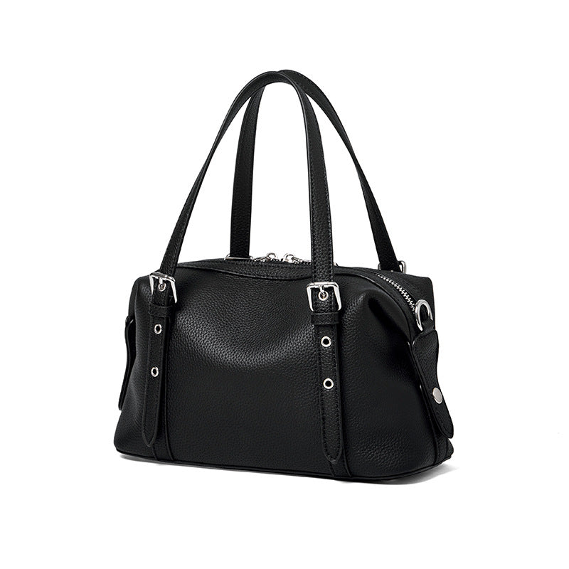 Women's Layer Cowhide Commuter High-grade Genuine Leather Women's Messenger Bag
