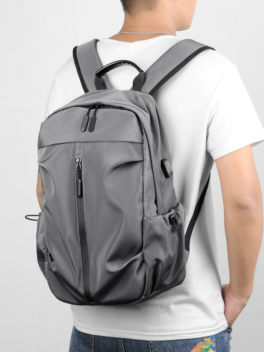 Men's Korean Style Fashion College Commuter Computer Leisure Backpack