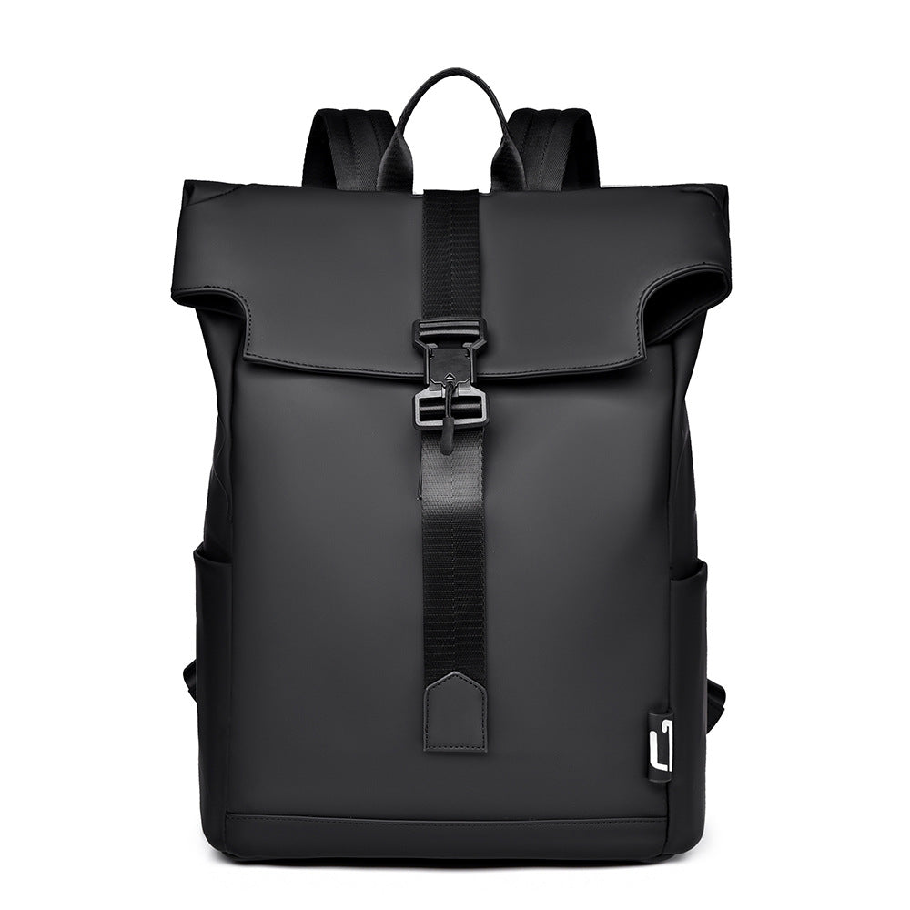 Men's Simple One Lightweight College Computer Commuting Business Backpack